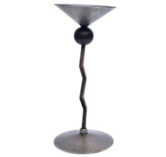Zig Zag Brass Twist Candle Holder 