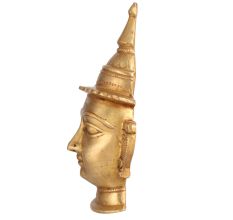 Golden Big Plate of Goddess Parvati Head