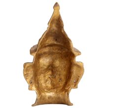 Golden Big Plate of Goddess Parvati Head