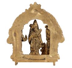 Brass Ram Darbar Statue with Prabhavali