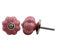 Pink Melon Etched Knob