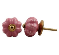 Pink Melon Etched Knob