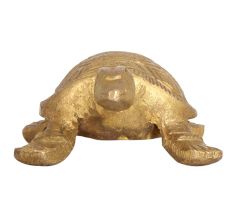 Brass Tortoise Engraved with Vastu Yantra