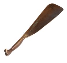 Brass Shoe Horn in Antique Finish
