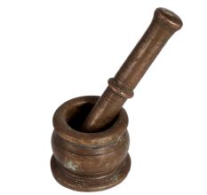 Handmade Brass Pestle and Mortar Set