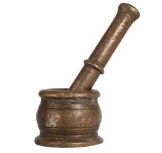 Handmade Brass Pestle and Mortar Set