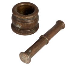 Handmade Brass Pestle and Mortar Set