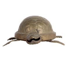 Brass Lucky Turtle Statue for Decor