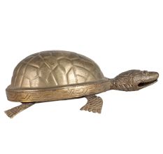 Brass Lucky Turtle Statue for Decor
