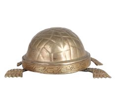 Brass Lucky Turtle Statue for Decor