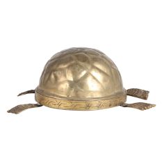 Engraved Brass Turtle Statue For Good Luck