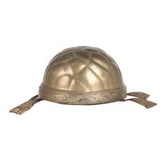 Embellished Brass Turtle Figurine For Decor