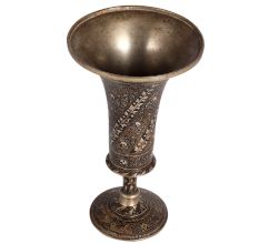 Islamic Art Flower Pot with Rare Carvings