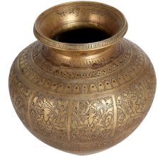 Indian Traditional Brass Lota in Gujarat Art