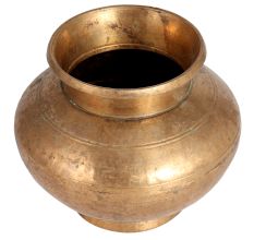 Indian Handmade Brass Water Pot or Kalash