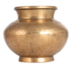 Indian Handmade Brass Water Pot or Kalash