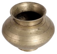 Sturdy Vintage Brass Gangajal Pot