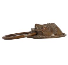 Large Lion Head Towel Hanger made of Brass