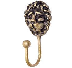 Brass Lion King Of The Jungle Hook