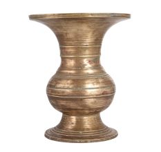Antique Brass Flower Pot from South India
