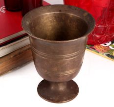 Vintage Brass Holy Cup for Home Decor