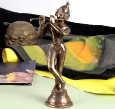 Indian Traditional Brass Lord Krishna Statue