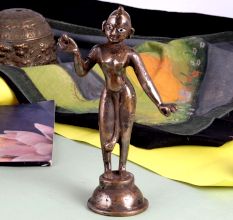 Handmade Brass Goddess Radha Statue