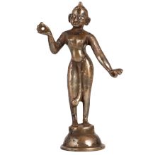 Handmade Brass Goddess Radha Statue