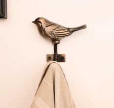 Antique Bird Iron Key Wall Hooks