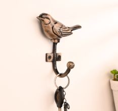 Antique Bird Iron Key Wall Hooks