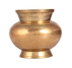 Shiny Brass Water Pot Lota for Home Decor