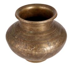 Brass Sturdy Holy Water Pot for Pooja