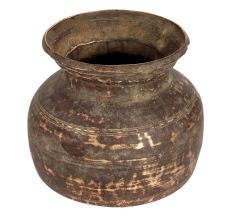 Vintage Brass Water Pot or Kalash for Rituals
