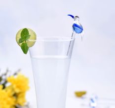 Reusable Glass Cocktail Stirrers Or Swizzle Sticks In Pack Of 6