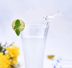 Reusable Glass Cocktail Stirrers Or Swizzle Sticks In Pack Of 6