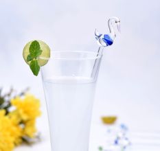 Reusable Glass Cocktail Stirrers Or Swizzle Sticks In Pack Of 6