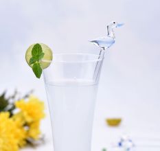 Reusable Glass Cocktail Stirrers Or Swizzle Sticks In Pack Of 6