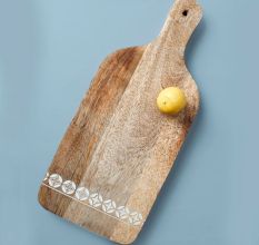 Wooden Chopping Carving Board With Handle  