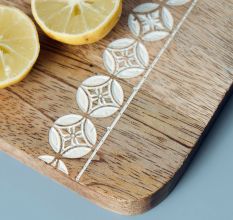 Wooden Chopping Carving Board With Handle  