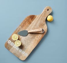 Wooden Chopping Carving Board With Handle  