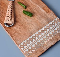 Kitchen Chopping Boards Wood Cutting Block with Handle