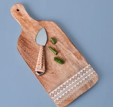 Kitchen Chopping Boards Wood Cutting Block with Handle