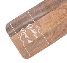 Chopping Board Made of Wood with a Hole for Hanging