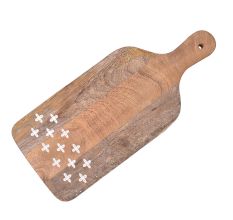 Handcrafted Wooden Chopping Board With Starry Pattern