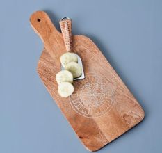 Handmade Wooden Chopping Board for Meat Cheese and Vegetables