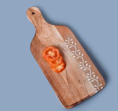 Handmade Wood Chopping Board with a Hanging Hole