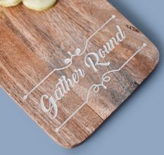 Rectangular Wooden Chopping Board with a Handle For Kitchen