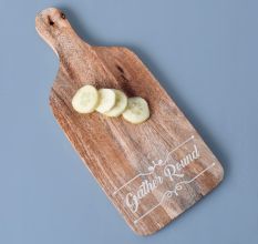 Rectangular Wooden Chopping Board with a Handle For Kitchen