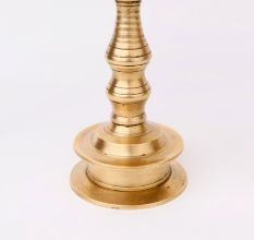 Brass Peacock Oil Lamp for Worship