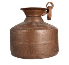 Handmade Copper Water Pot or Matka for Decor